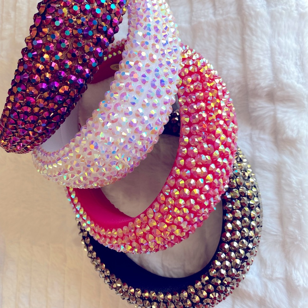 Headbands with crystals